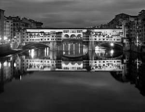 The Glow of Ponte Vecchio - 20"x 29" Hahnemühle Photo Rag print