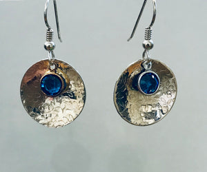 Silver and Swarovski Crystal Earrings
