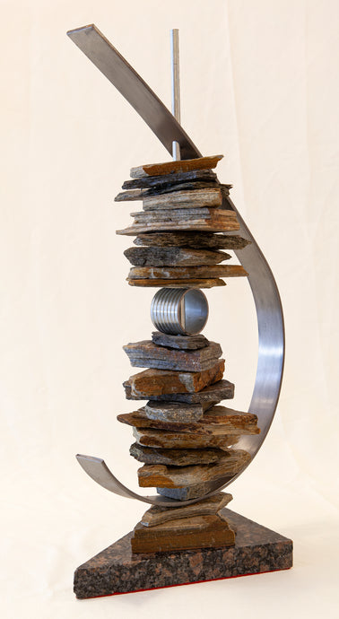 Sculpture - Stack of Rocks by Richard Gorden