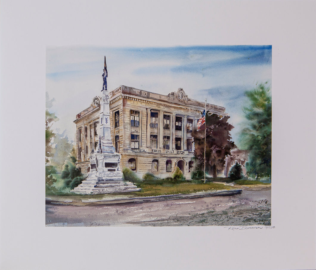 Carroll County Courthouse P-2 print