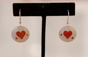 Pink Heart Earrings